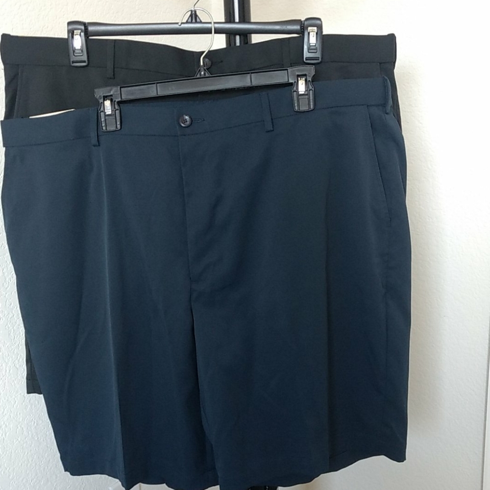 SALE! LOT 2 SAVANE Stretch Microfiber Shorts 44W